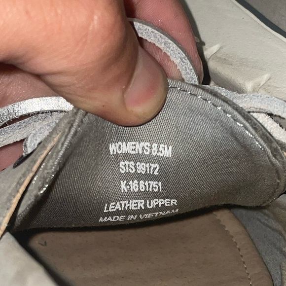 Gray suede🩶sperry platforms chunky sneakers platform sneakers boat shoes y2k - Picture 8 of 9